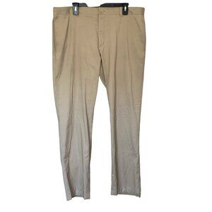 Slazenger Tan Golf Pants 38x32 Polyester Blend Summer Travel